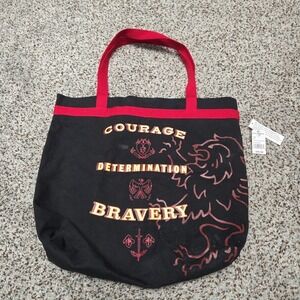 Universal Studios Harry Potter Gryffindor Attributes Zip‎ Tote Bag NWT